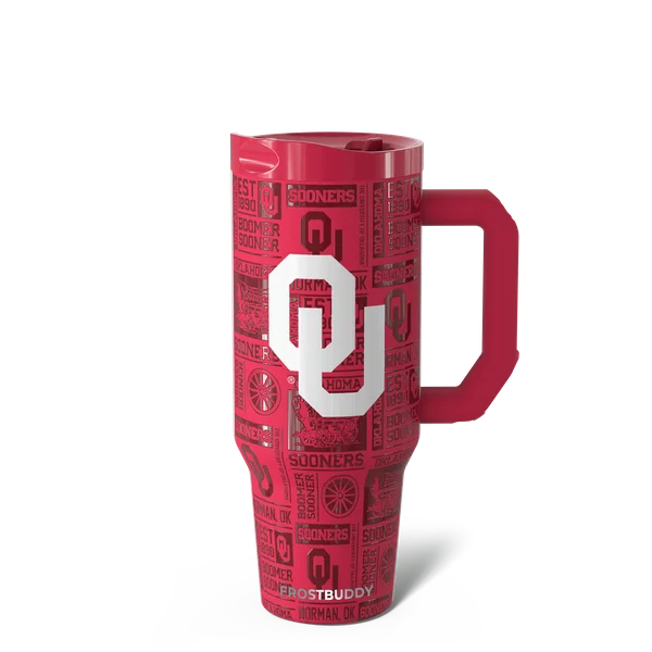 Thicc Buddy 40oz, Oklahoma Sooners, Legacy — thicc40-oklahoma3dcrimson-one