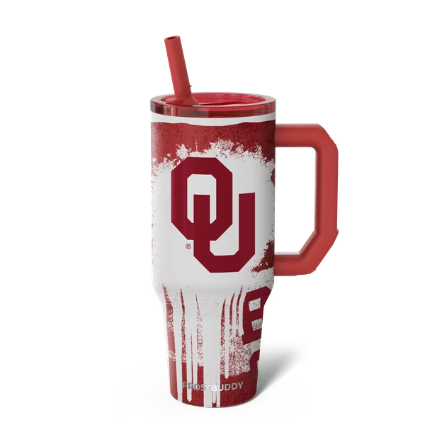 Thicc Buddy 40oz - Oklahoma Sooners, Drip