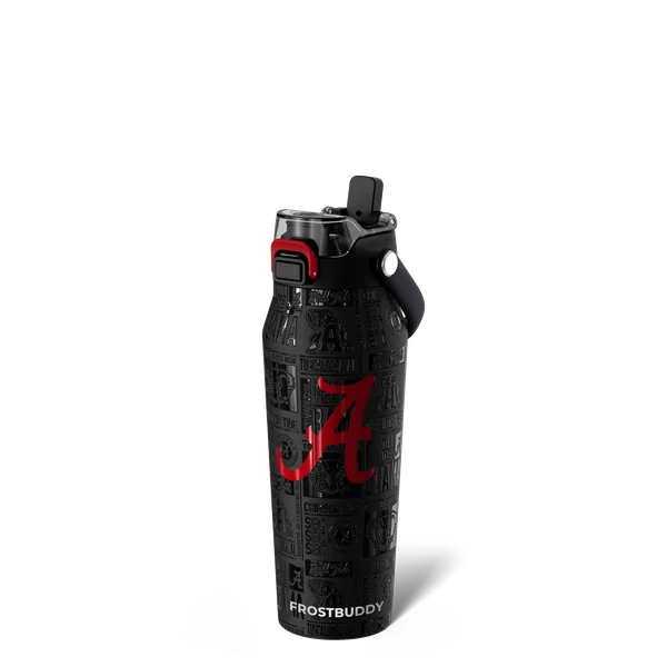Bottle Buddy 24oz - Alabama Crimson Tide, Legacy — bottle24-alabama3dblack