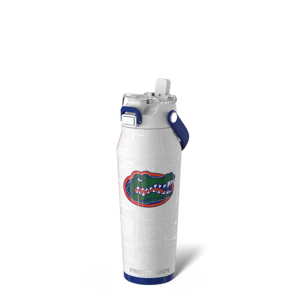 Bottle Buddy 24oz, Florida Gators, Legacy — bottle24-florida3dwhite