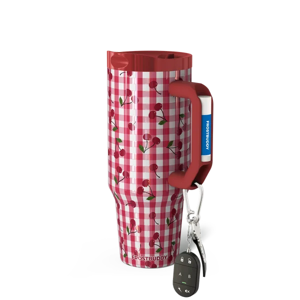 Thicc Buddy 40oz, Cherry Gingham